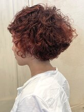 ヘアーリゾートガーデン 南林間店(Hair Resort Garden) 寝ぐせも楽しめるパーマ/アプリコットオレンジ