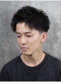 ツーブロアップバング