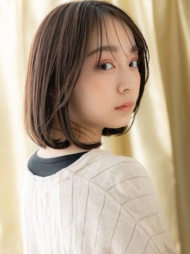 カバーヘアアンドスパ ブリス 浦和(COVER HAIR&SPA bliss) オリーブグレーベージュ小顔ワンカールボブディY浦和20代30代