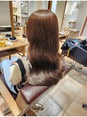 オレンジブラウン　大人可愛い大人キレイ　20代30代髪質改善