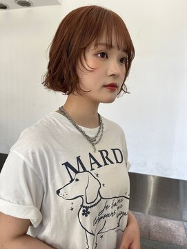 トリッカ 銀座(tricca) ボブパーマ/顔周りレイヤー/ナチュラルパーマ/簡単スタイリング