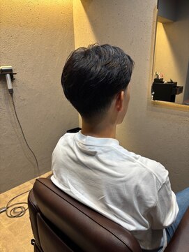 毛流れテーパーフェード