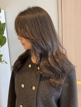 ザックジングウ 表参道(ZACC JINGU) ベージュカラー/ブリーチなし透明感カラー/レイヤーカット