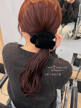 アマーク(a mark) 【住野 桃香】ワインレッドカラー