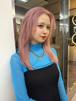 ラ キング(LA KING) 着物ヘア/大人ガーリー/ダークアッシュ/似合わせカット/栄