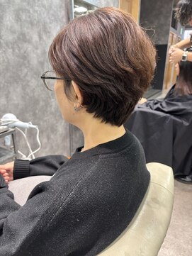 フォンド 津田沼(fond.) 着物ヘア/大人ガーリー/ダークアッシュ/似合わせカット/津田沼