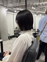 フランチェスカドットボブ(francesca.bob)&nbsp;オリーブグレージュ×ボブ【田野剛大】梅田