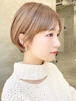 スー 自由が丘(suu)&nbsp;大人ショートボブ丸みショートカットマッシュショート前髪あり