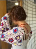 岡山ボブパーマニュアンスパーマ髪質改善トリートメントショート