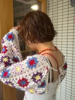 マルソー&nbsp;岡山ボブパーマニュアンスパーマ髪質改善トリートメントショート