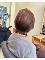 ヘアーポケット リタ(HAIR POCKET ritta)&nbsp;ニュアンスウルフ【藤田】レイヤーボブ×アッシュベージュ5/9