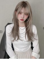 サロンドアイ(salon de i)&nbsp;上品ロングレイヤー × ミルクティーベージュ