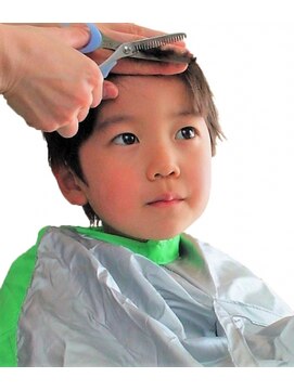 今日は美容院 キッズカット