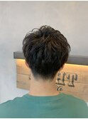 【EIGHT上尾】お客様スタイル_デザインカラー_メンズカット
