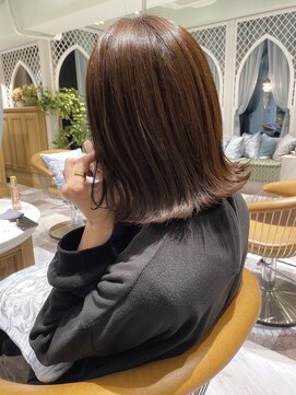 ロンド ロビン 栄(Lond robin) 【Lond robin】伊藤ガク カジュアルボブ/外ハネ/マロンベージュ