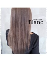 ヘアーサロン ブラン(Hair Salon Blanc) 大人ミルクティーベージュ