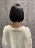 ダークグレーボブ