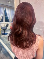 ノエシキカ(noe sikika)&nbsp;髪が映えるチェリーレッドカラー♪