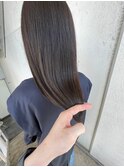 髪質改善＊ダークブラウン＊美髪【Zina 博多】