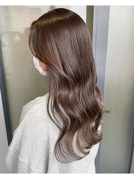 レアバイアルティナ 錦糸町(L’ea by artina) カーキアッシュ_冬カラー_くびれヘア_メルティカラー1