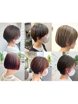 乾かしてまとまる、どこから見てもバランスの良いショートスタイルをご提案＊上品でこなれた小顔ヘアに♪
