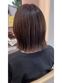 白髪ぼかしハイライト*ナチュラルブラウン