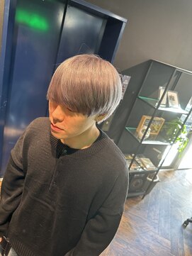 スキルセカンドハウス 天神(SKILL SECOND HOUSE) グレーベージュ マッシュ ブリーチカラー