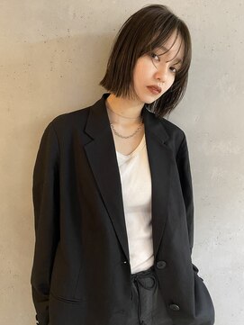 アルク(alku) olive × bob 【meg】ボブ/オリーブカラー