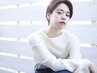 【平日16時～・髪質改善】トリートメントカラー＋酸熱TR＋カット　　￥9000