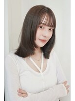 ローネス(LONESS) レイヤーカット ミディアムレイヤー 透明感カラー