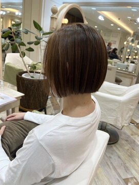 クロップ エス 湘南辻堂(crop es) 【crop es辻堂 藤田】ぱっつんミニボブ