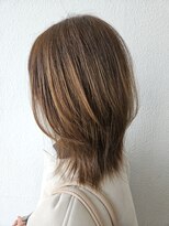 ミルク 希望ヶ丘(milk)&nbsp;白髪ぼかしベージュ/ミディアムレイヤーボブ