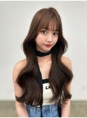 こっくりマロンブラン♪韓国くびれヘア！