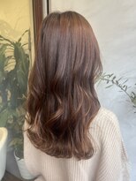 アン(Hair make un)&nbsp;自然なオレンジブラウン