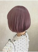 透明感抜群♪ダブルカラーブリーチハイトーンパープル
