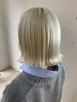 ヘアーワークス ヘルム 渋谷店(HAIR WORKS HELM)&nbsp;【HELM渋谷】ホワイトブロンド