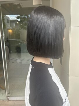 ジェムバイアルテフィーチェ(gem by artefice) ボブ×ブルーブラック