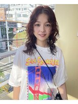 エンシー(ENCI)&nbsp;スパイラルパーマ/オレンジカラー