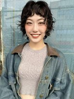 ボコカ(bococa) ウルフパーマミディアムマッシュ