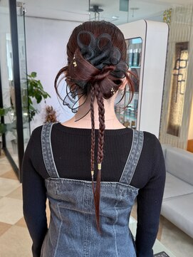 レクタ(recta) ヘアセット カチモリヘア シニョンスタイル 韓国風