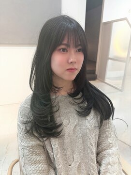 シダ(sida SAIIN) 黒髪/韓国レイヤーカット!