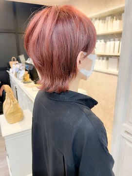 Caary20代30代40代50代60代ショートウルフ小顔補正立体カット