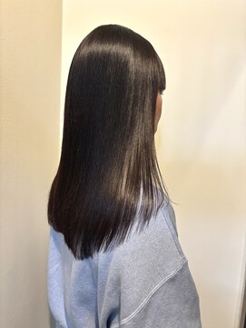 ケークリエイティブコード(K creative COrDE) ピンクブラウンで作る艶ストレート　2