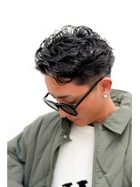 グラシアス(gracias) メンズカット刈り上げセンターパートサーフカール0106