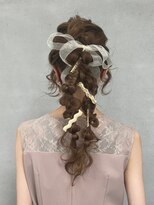 シェリ ヘアデザイン(CHERIE hair design)&nbsp;ポニーテール編み下ろしヘアアレンジ