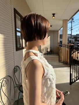 マテリア ヘアー デザイン(materia hair design) 前上がりショートボブ