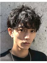 フィフス 栄(fifth)&nbsp;ツイストスパイラルパーマメンズマッシュ波巻きスパイラルパーマ