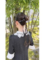 ジュラク(JURAKU) リボンかちもりヘア