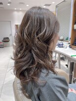 ピークアブー アヴェダ ギンザシックス(PEEK-A-BOO AVEDA GINZASIX)&nbsp;レイヤーミディ白髪ぼかし透明感カラーオイルカラー◆