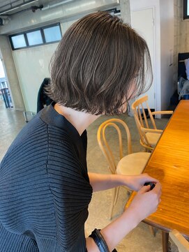 エインアンリー 明治神宮前(AIN.ANLY.) ボブパーマ、ボブニュアンスパーマ、毛先パーマ、ボブワンカール
